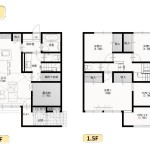 【鶴新田5号棟】間取り図